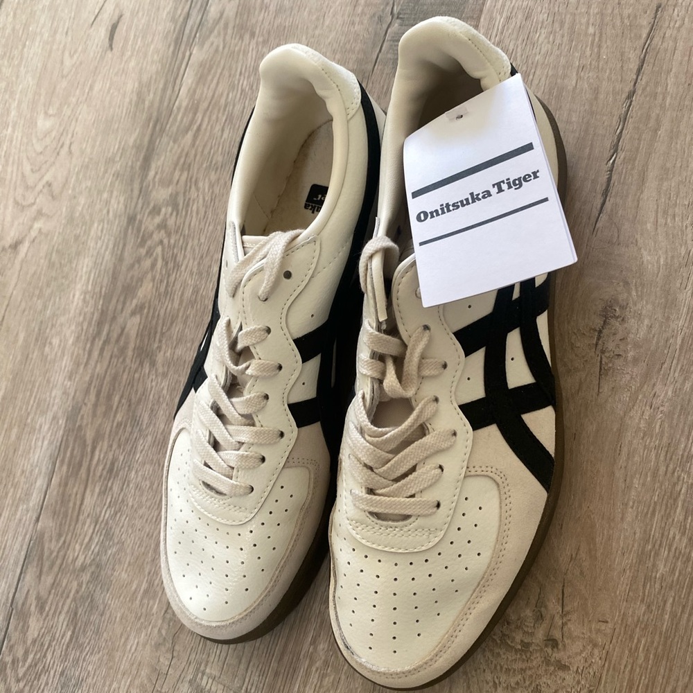 Onitsuka Tiger by Asics White and Black Sneakers